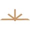 Ekena Millwork Kennewick Timber Gable Bracket, Western Red Cedar, 108"W x 40"H x 1 1/2"D x 5 1/2"F, 9/12 Pitch GBW108X40X0206KEN00SWR - alternate 1